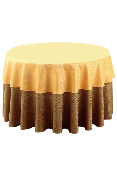 Customized double-layer hotel table cover design Jacquard hotel table cover waterproof and anti-fouling table cover special shop round table 1 meter 1.2 meters 1.3 meters, 1,4 meters 1.5 meters 1.6 meters 1.8 meters, 2.0 meters, 2.2 meters, 2.4 meters, 2. side view